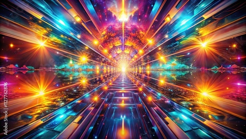 Kaleidoscopic Mental Energies: Parallel Worlds AI Art