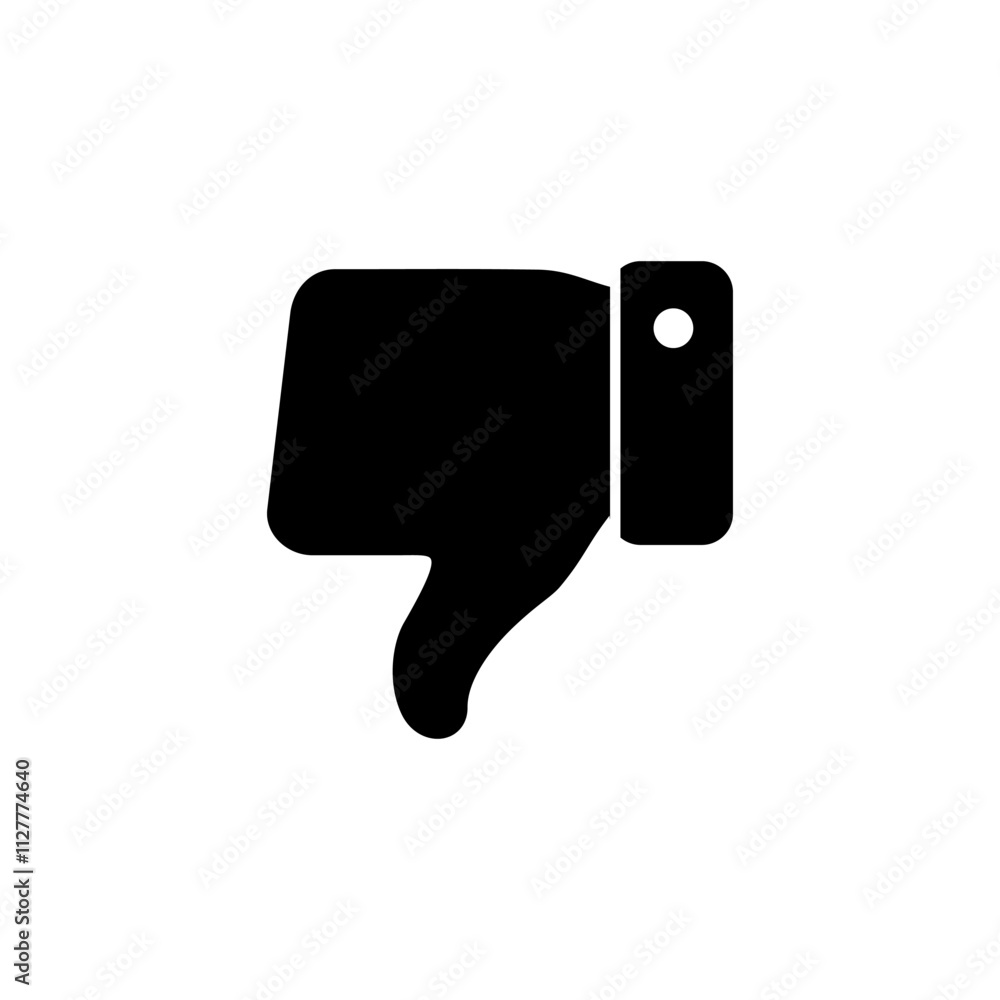 Dislike icon logo design. dislike sign and symbol. Hand with thumb down Dislike icon logo design. dislike sign and symbol. Hand with thumb down