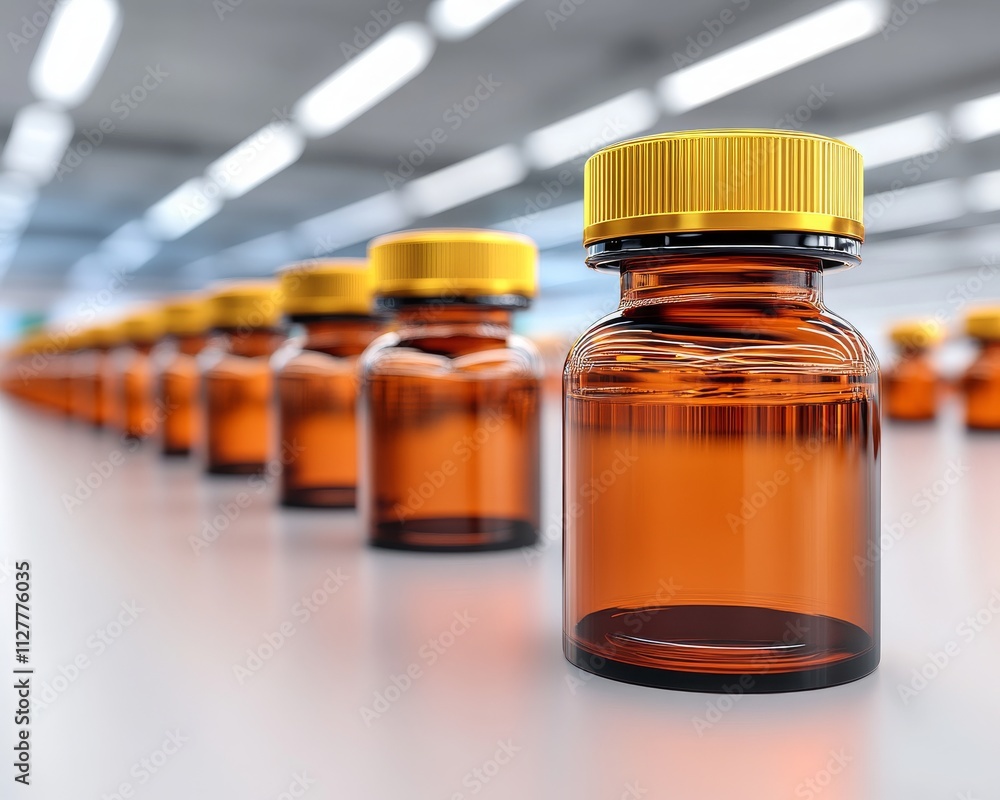 Futuristic Pharmaceutical Production in a Factory Setting Futuristic Pharmaceutical Production in a Factory Setting