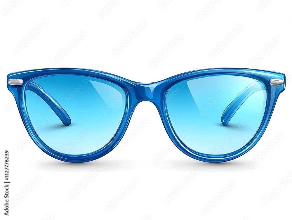 Stylish Blue Cat Eye Sunglasses Fashion Accessory Stylish Blue Cat Eye Sunglasses Fashion Accessory