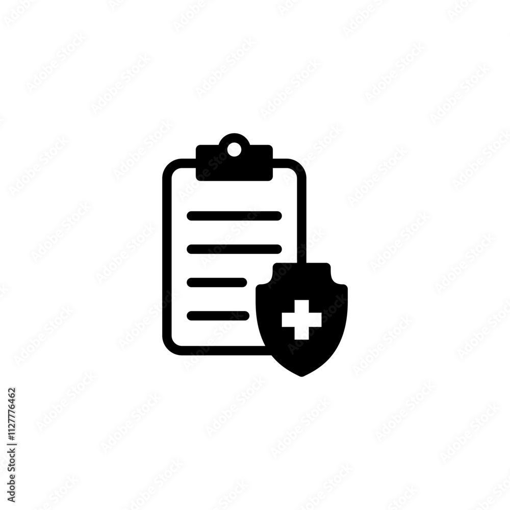Medical insurance icon logo design. health insurance sign and symbol Medical insurance icon logo design. health insurance sign and symbol