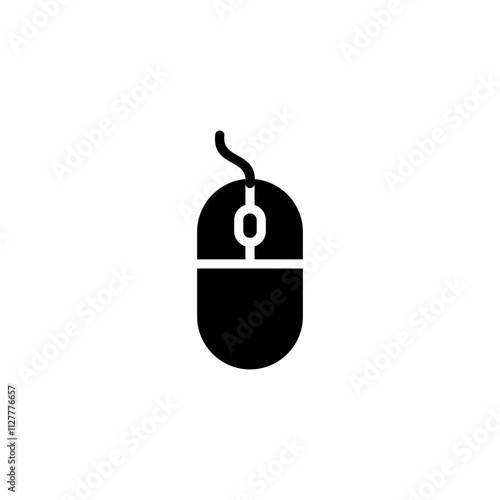 Mouse icon logo design. click sign and symbol. pointer icon vector.