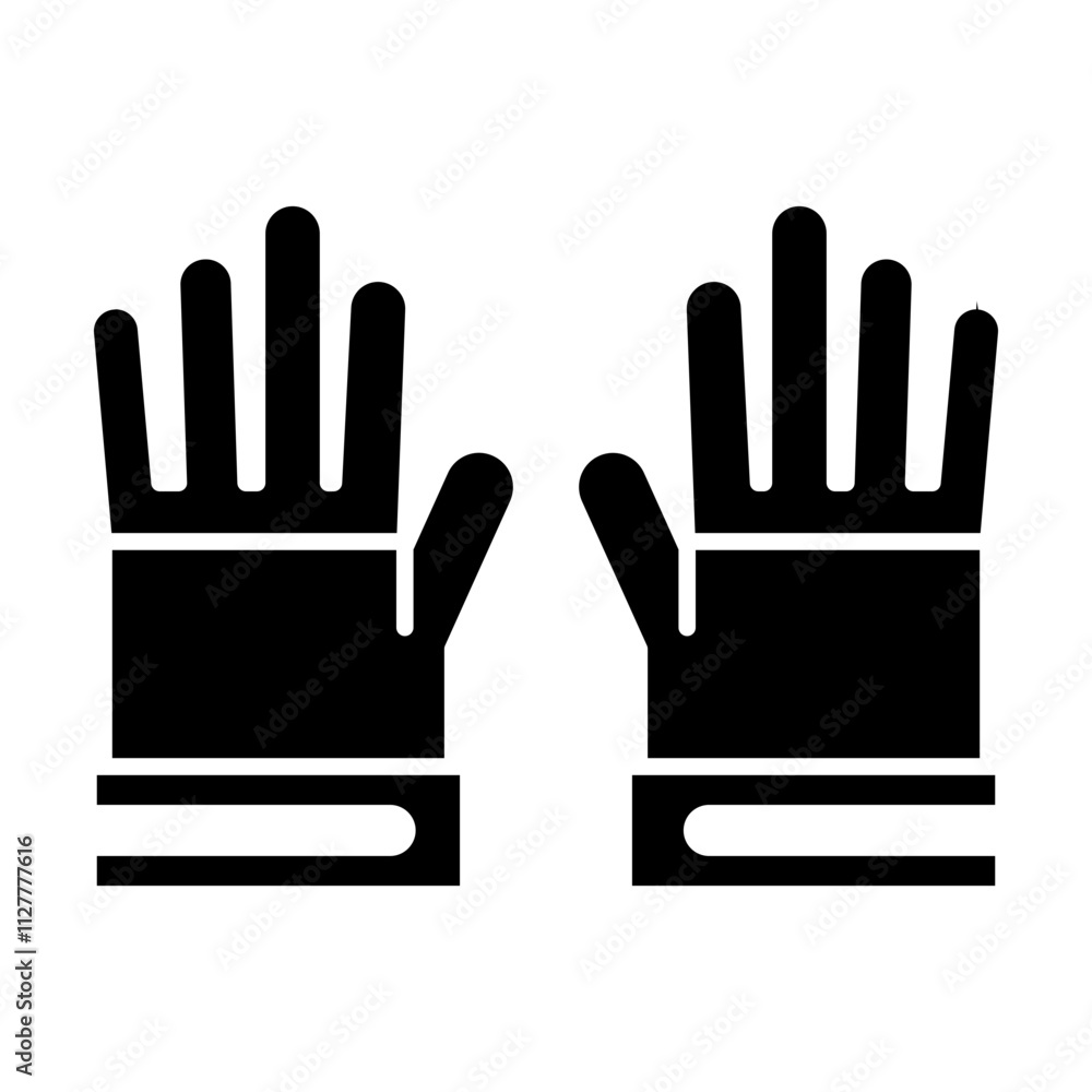 Fototapeta premium ski Solid icon