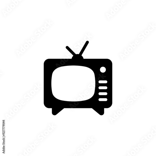 Tv icon logo design. television sign and symbol