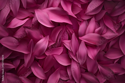 A close-up view of vibrant pink flower petals scattered artistically.