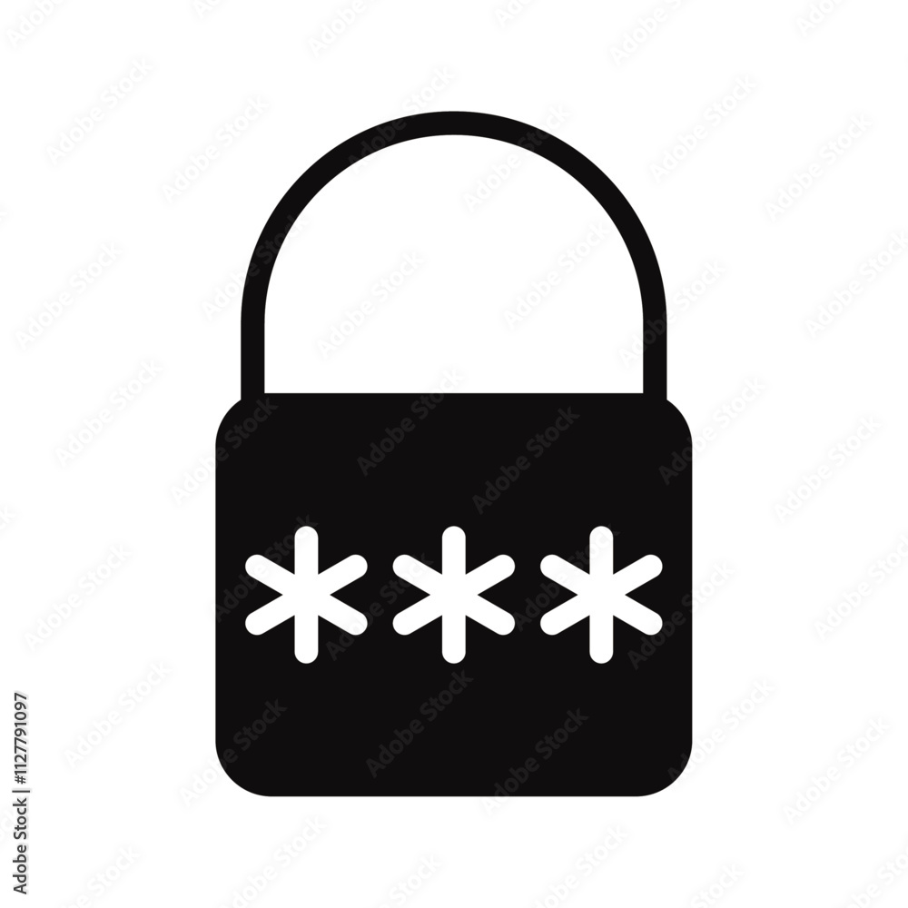 Code lock icon Thin line art collection Code lock icon Thin line art collection