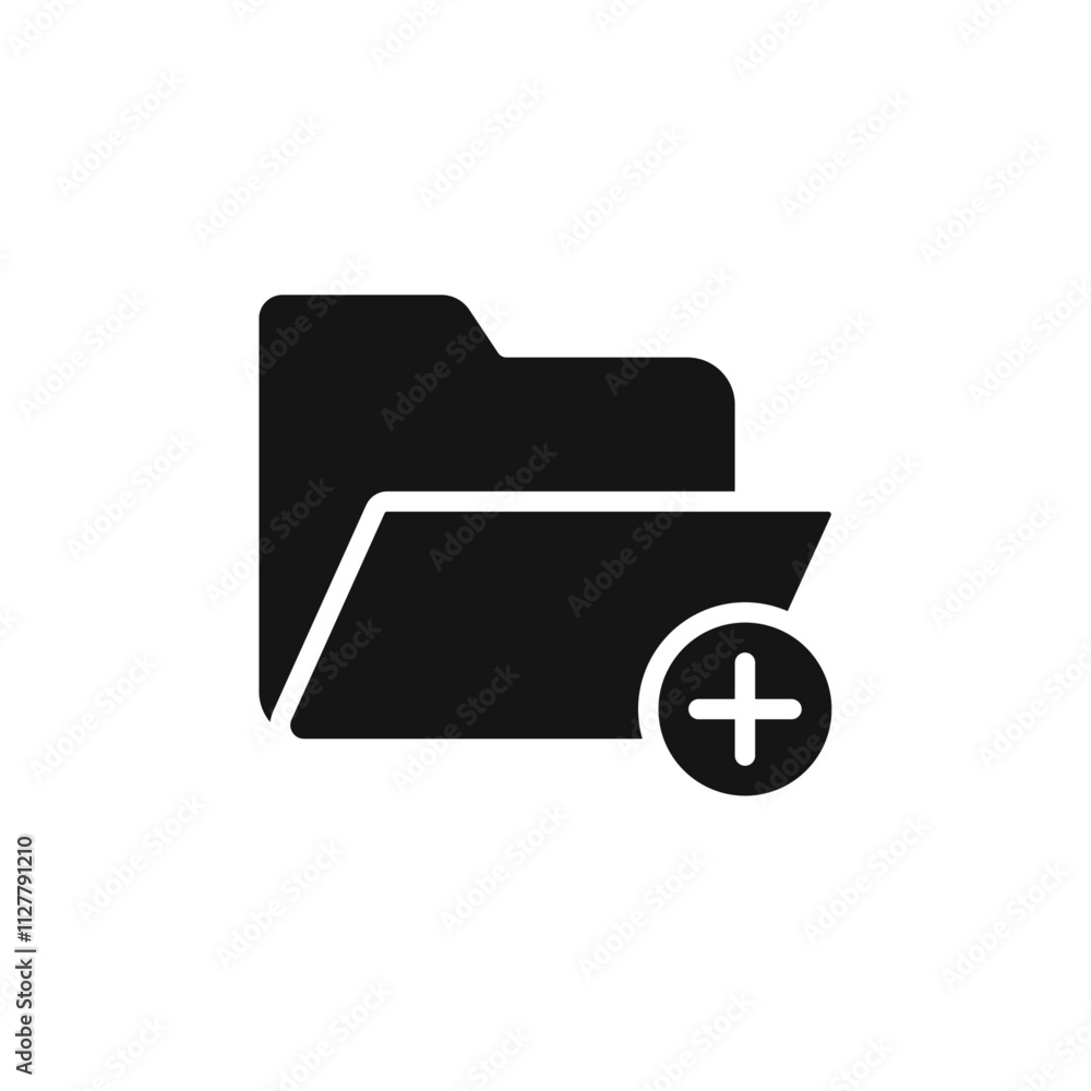 Create folder icon Thin line art collection Create folder icon Thin line art collection