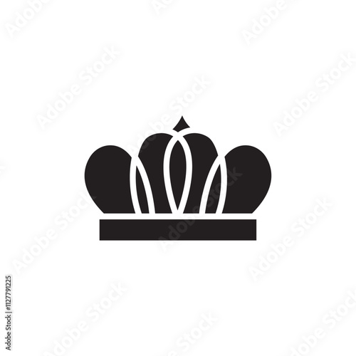 Crown icon Thin line art collection