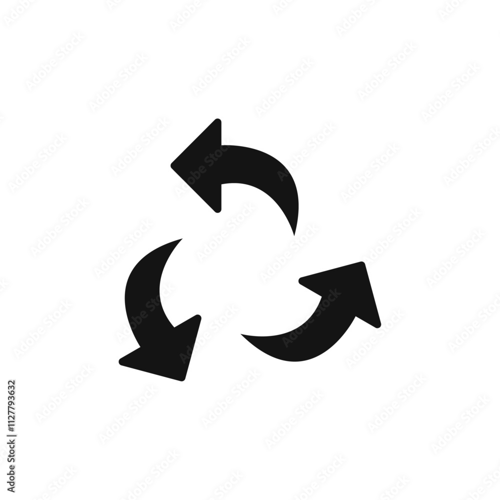 Recycle icon Thin line art collection Recycle icon Thin line art collection
