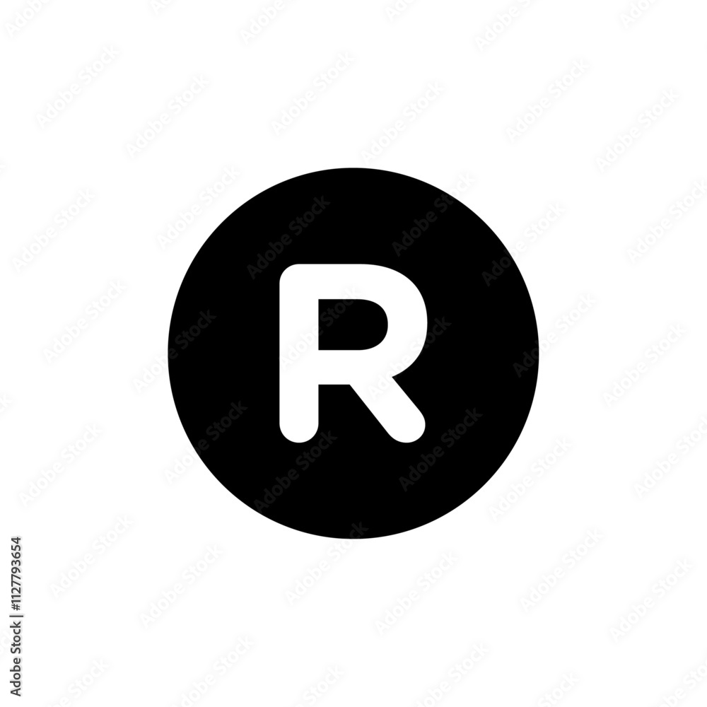 Registered trademark symbol Thin line art collection Registered trademark symbol Thin line art collection