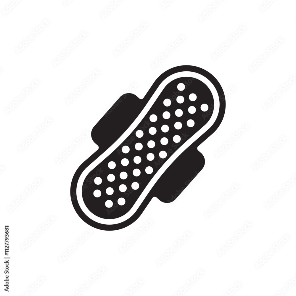 Sanitary pad icon Thin line art collection Sanitary pad icon Thin line art collection