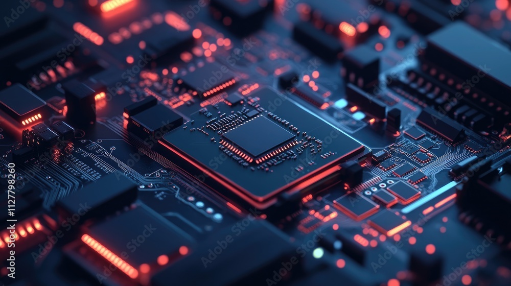 Focus on a smartphone inner components, such as the CPU, RAM, and chips, showing a technology repair process in a clean, minimal setting. Focus on a smartphone inner components, such as the CPU, RAM, and chips, showing a technology repair process in a clean, minimal setting.