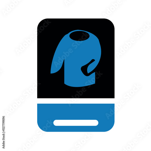 Shirt online icon vector design.