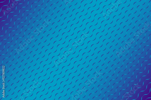 abstract blue color gradient background with waving lines 