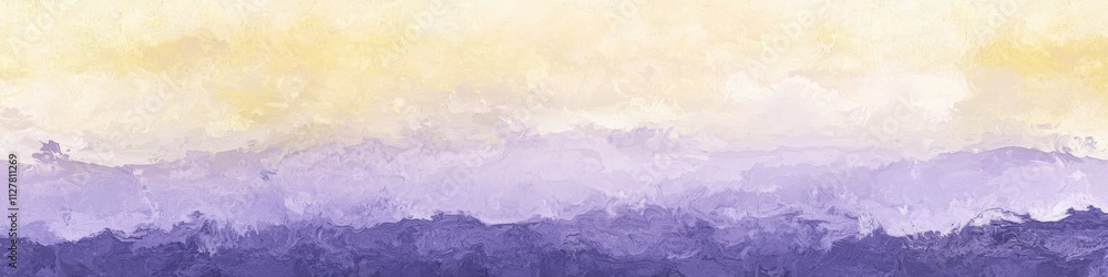 Fototapeta premium Celestial Dawn Sky with Pale Yellow Gradients