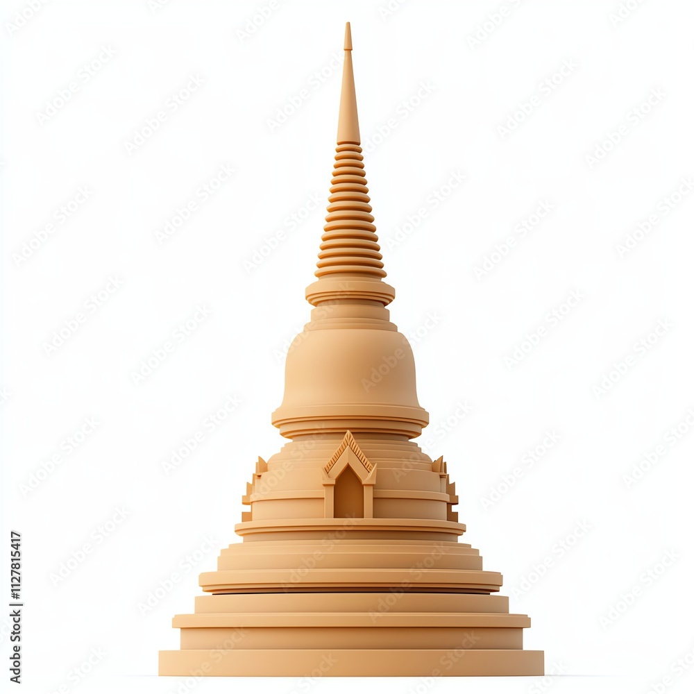 A stylized depiction of a stupa, featuring a conical spire and tiered base, symbolizing Buddhist architecture and spirituality. A stylized depiction of a stupa, featuring a conical spire and tiered base, symbolizing Buddhist architecture and spirituality.