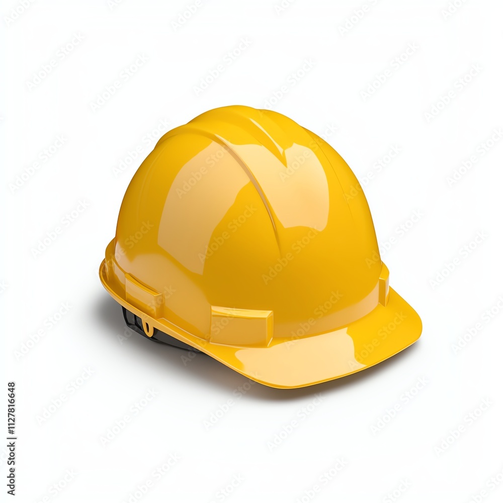 A bright yellow hard hat designed for safety in construction and industrial environments, symbolizing worker protection and compliance. A bright yellow hard hat designed for safety in construction and industrial environments, symbolizing worker protection and compliance.