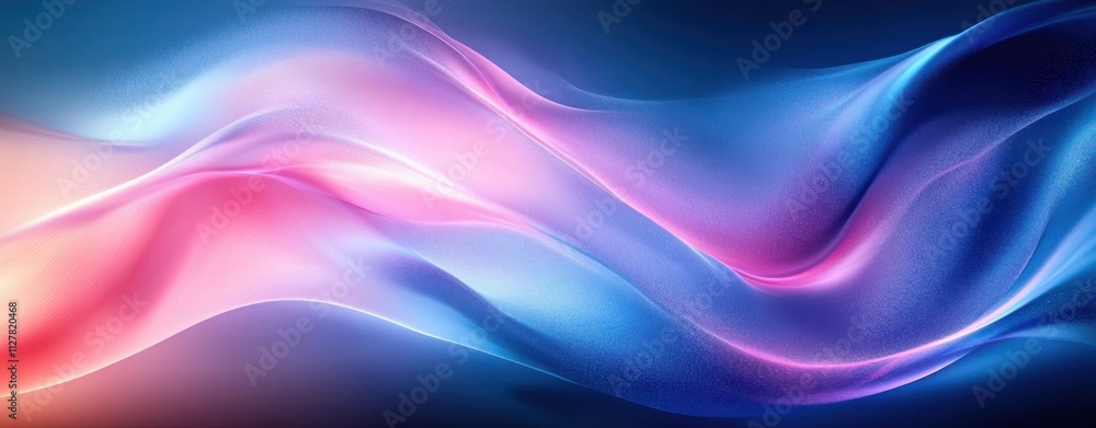 Abstract Gradient Background in Blue and Pink with Smooth Curves and Dynamic Flow Abstract Gradient Background in Blue and Pink with Smooth Curves and Dynamic Flow