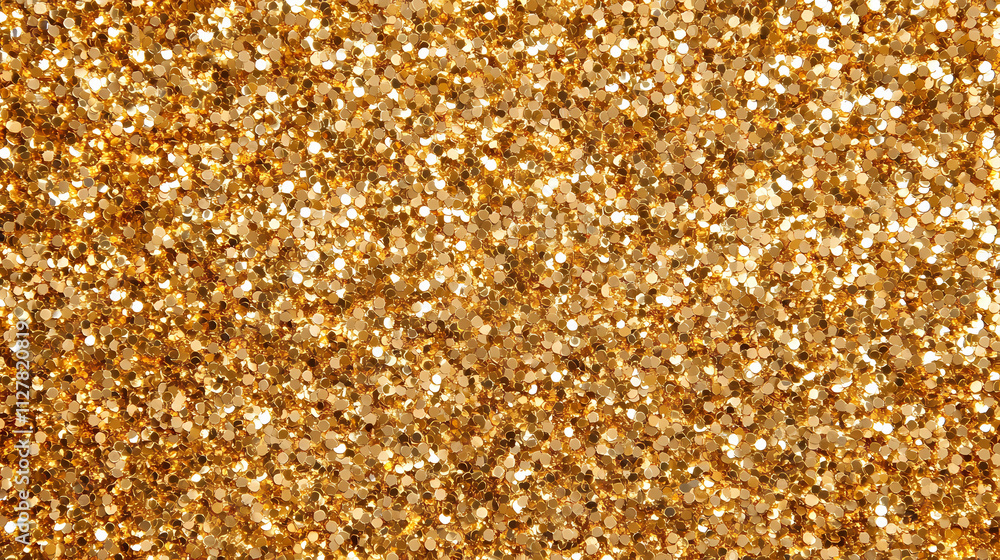 A vibrant gold glitter sparkles background creates an enchanting atmosphere, ideal for capturing the essence of gold shine and disco vibes, with ample copy space for any text. Radiance. Illustration A vibrant gold glitter sparkles background creates an enchanting atmosphere, ideal for capturing the essence of gold shine and disco vibes, with ample copy space for any text. Radiance. Illustration