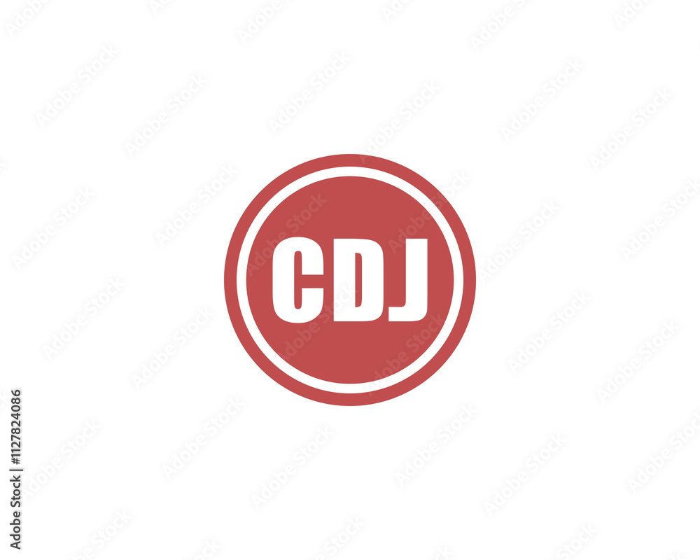 CDJ logo design vector template. CDJ CDJ logo design vector template. CDJ