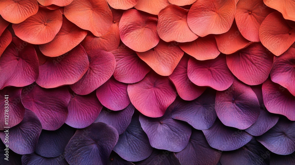 Gradient of Red and Purple Petals Texture Gradient of Red and Purple Petals Texture
