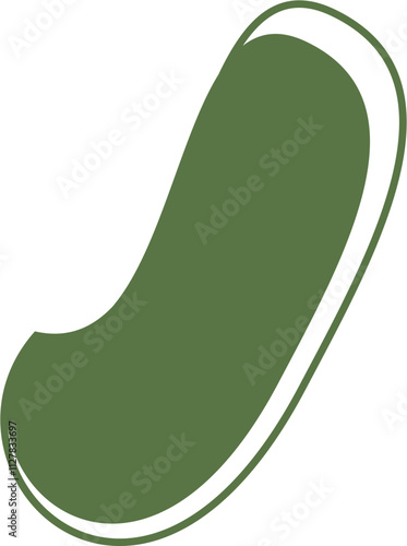 illustration of a cucumber