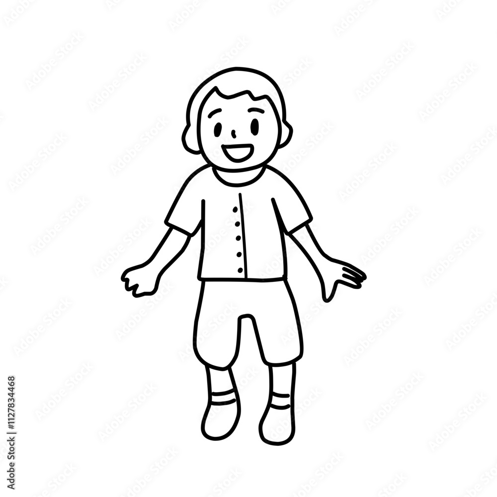 Kid doodle element Kid doodle element