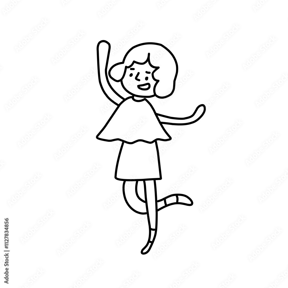 Kid doodle element Kid doodle element