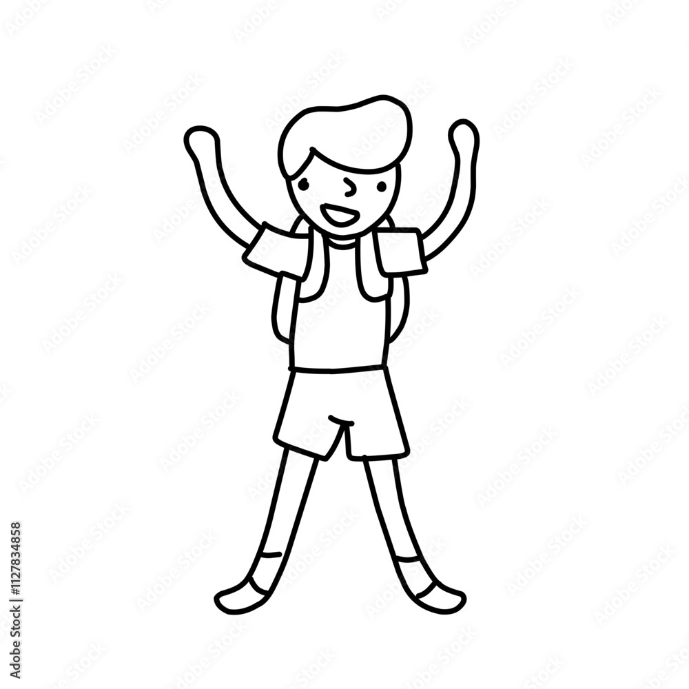 Obraz premium Kid doodle element