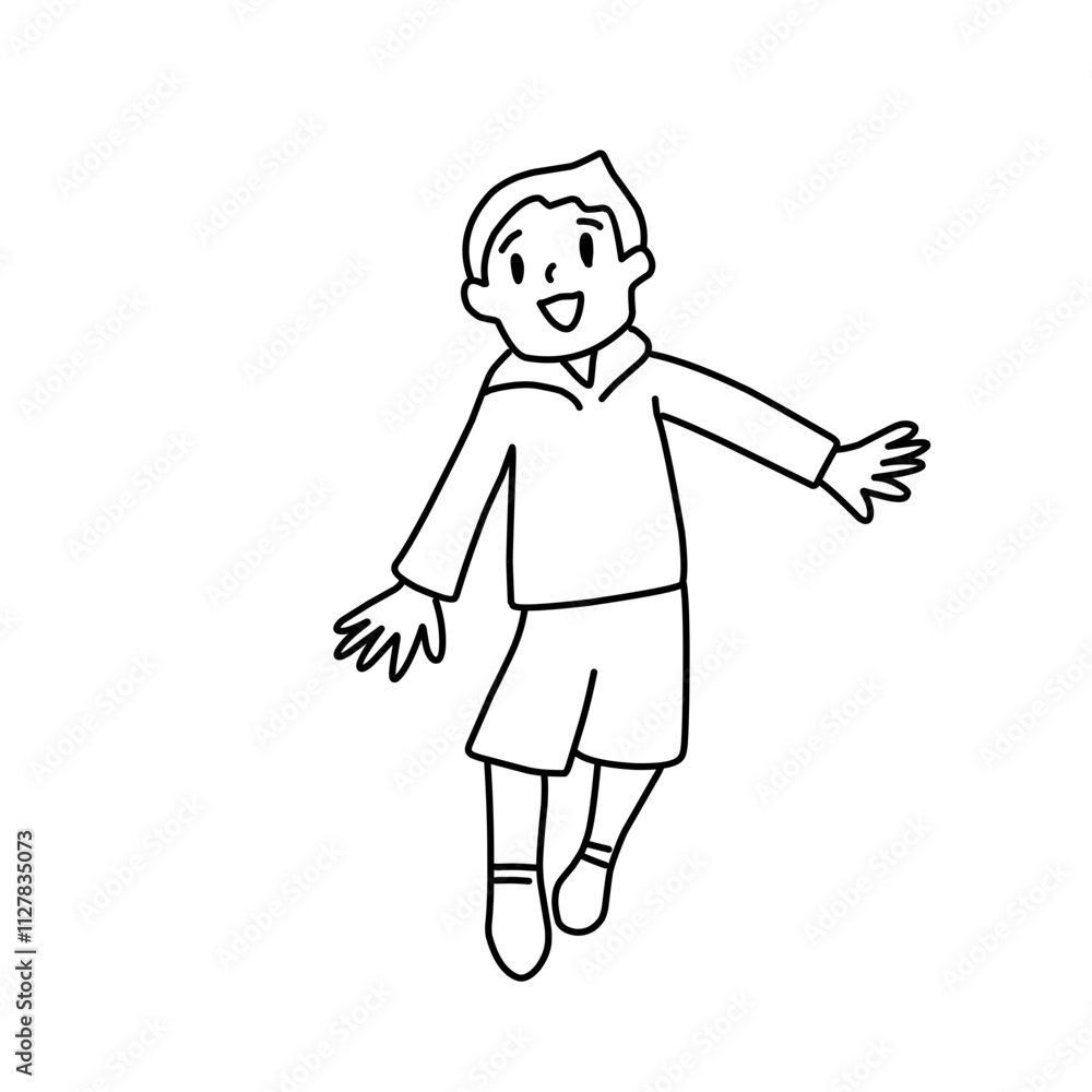 Kid doodle element Kid doodle element