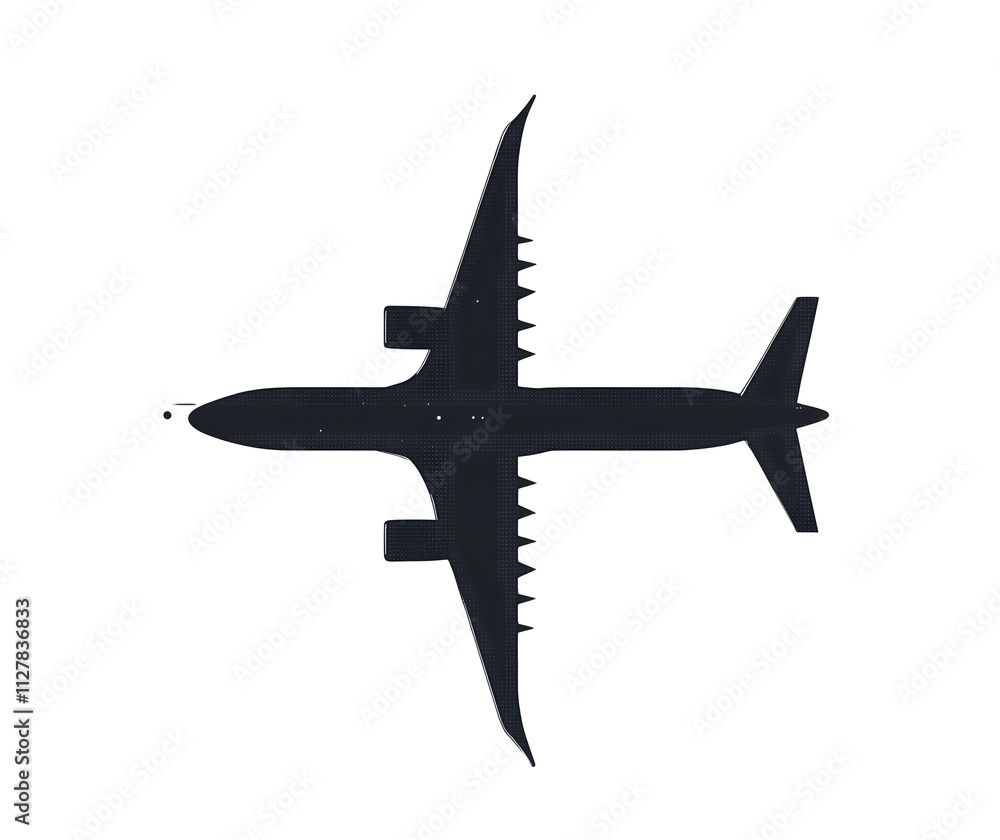silhouette of an airplane vector graphic on a white background
silhouette of an airplane vector graphic on a white background