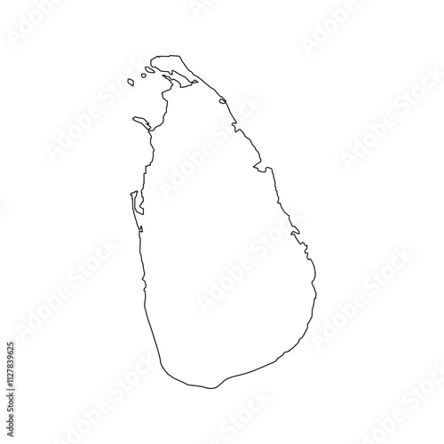 Sri Lanka map icon