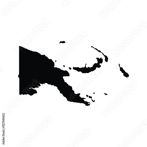 Papua New Guinea map icon