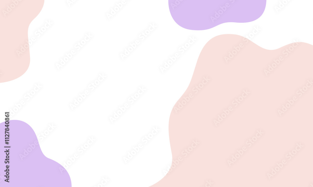 Hand drawn minimal background. Hand drawn abstract shape background