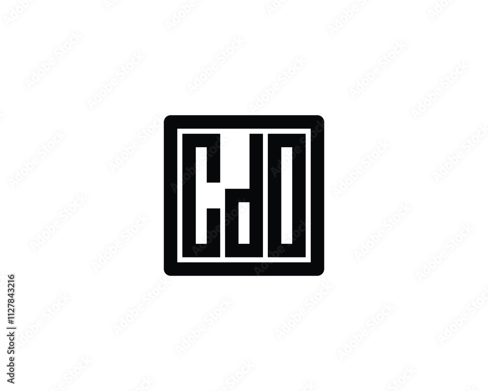 CDO logo design vector template. CDO