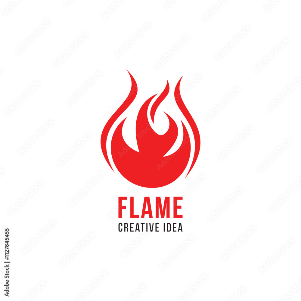 Creative Flame Concept Logo Design Template
Creative Flame Concept Logo Design Template