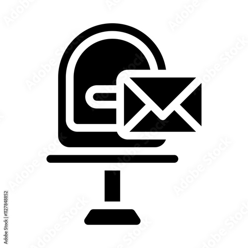 Mailbox solid icon