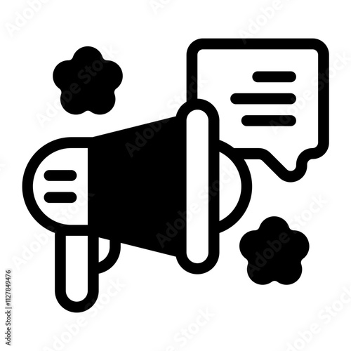 Informative glyph icon