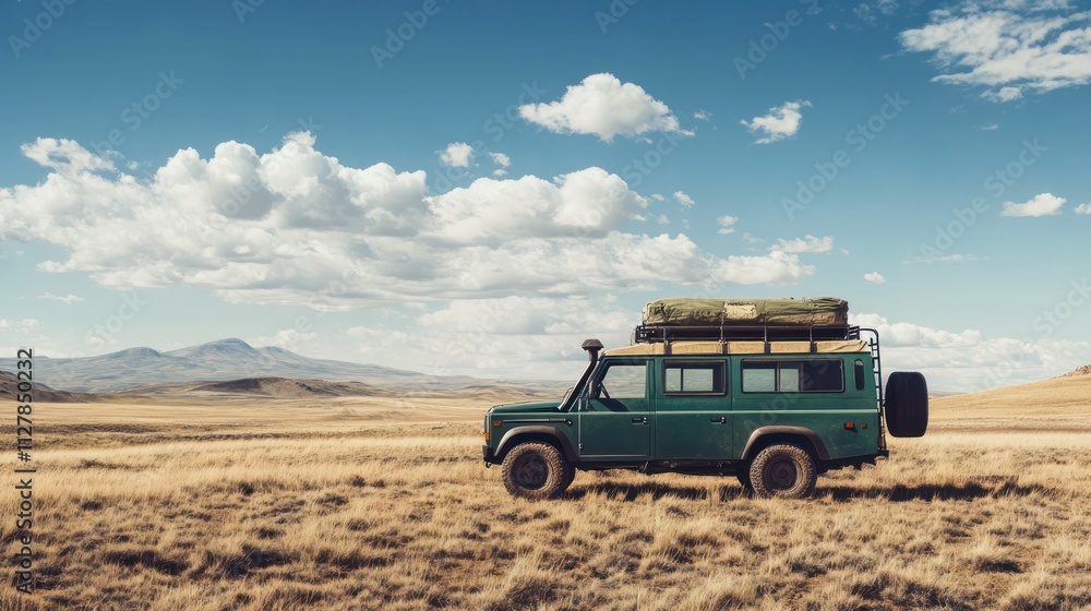 Fototapeta premium A visual travel guide for exploring remote trails and off-the-grid locations