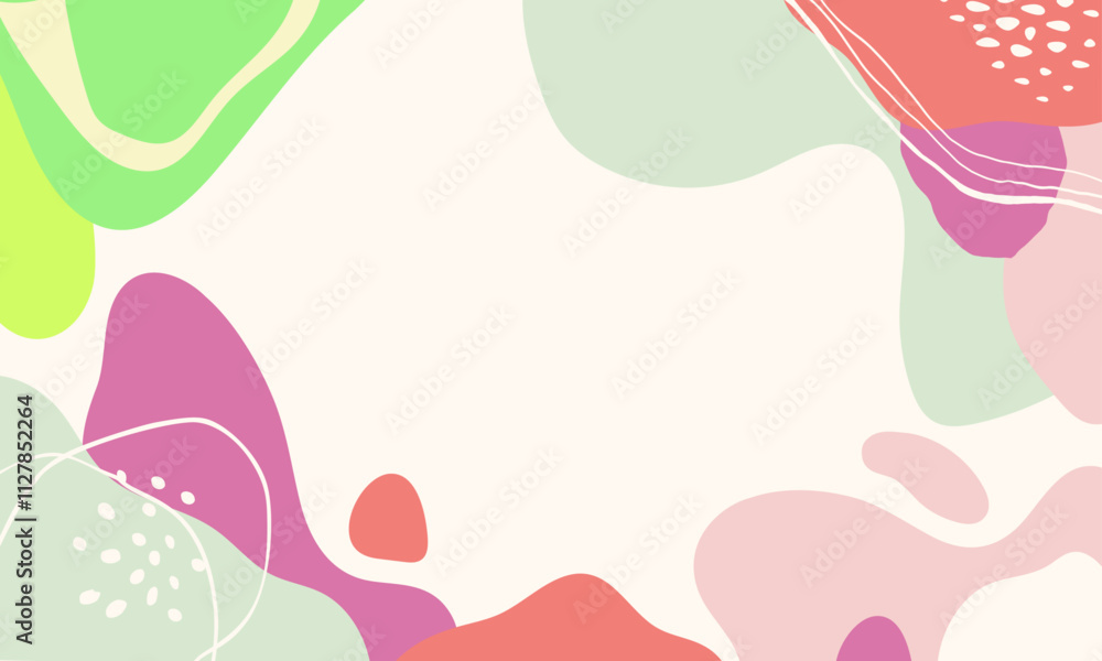 Hand drawn minimal background. Hand drawn abstract shape background Hand drawn minimal background. Hand drawn abstract shape background