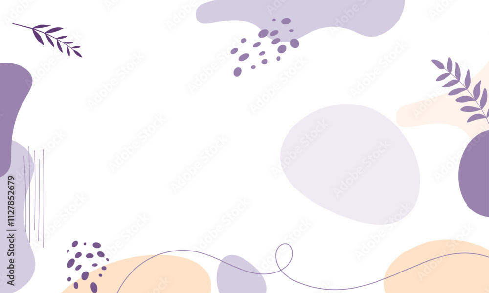 Hand drawn minimal background. Hand drawn abstract shape background Hand drawn minimal background. Hand drawn abstract shape background