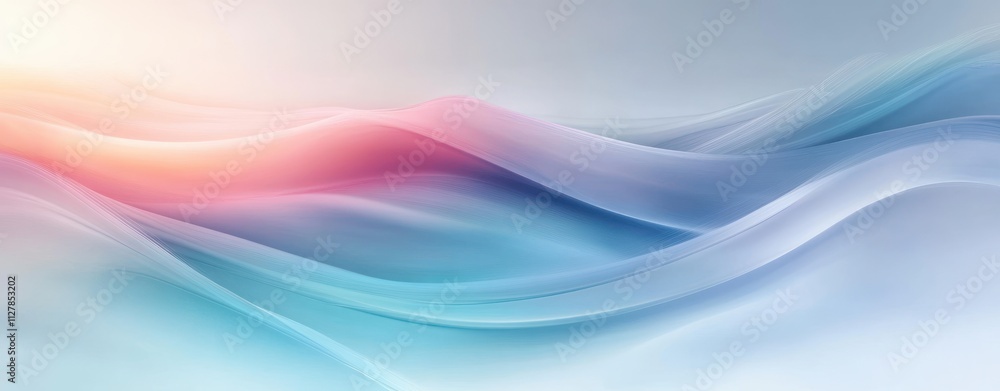 Pastel Abstract Landscape Soft Gradient Minimalism Modern Art Pastel Abstract Landscape Soft Gradient Minimalism Modern Art