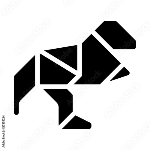 Dinosaur solid icon