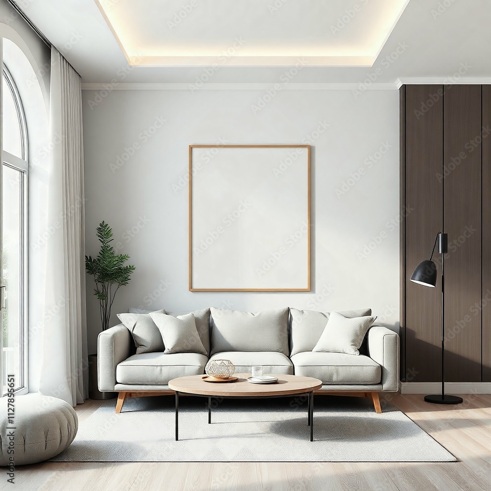 modern living room with sofa modern living room with sofa