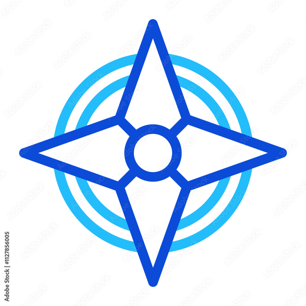 Compass duoline icon