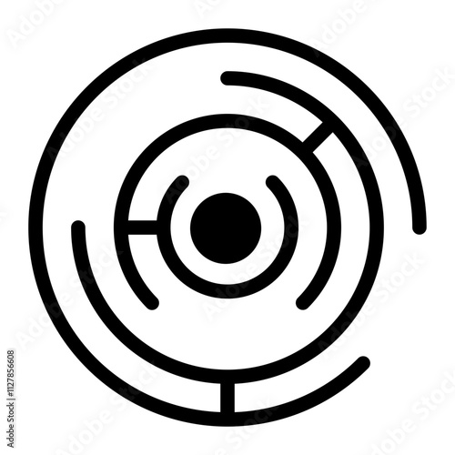 Maze glyph icon