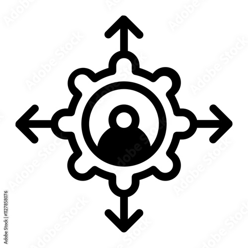 Decision Making glyph icon
