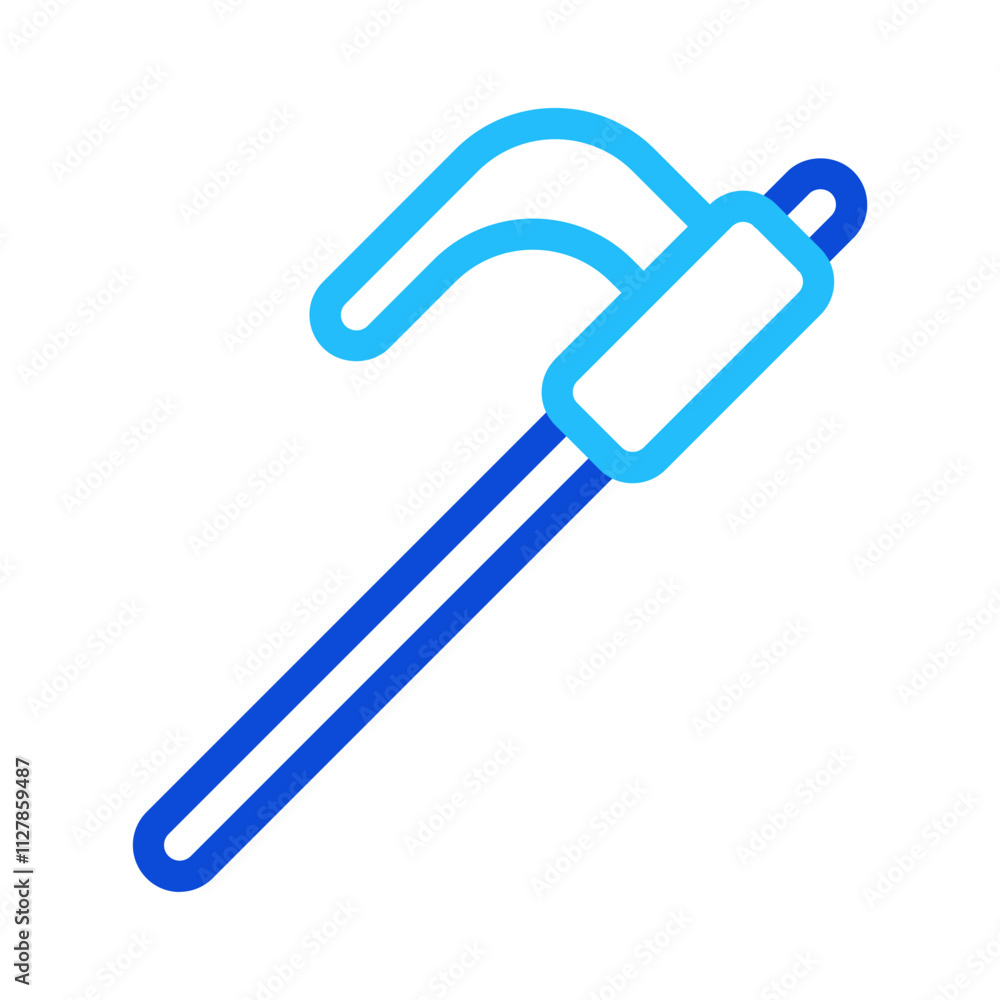 Sickle duoline icon Sickle duoline icon