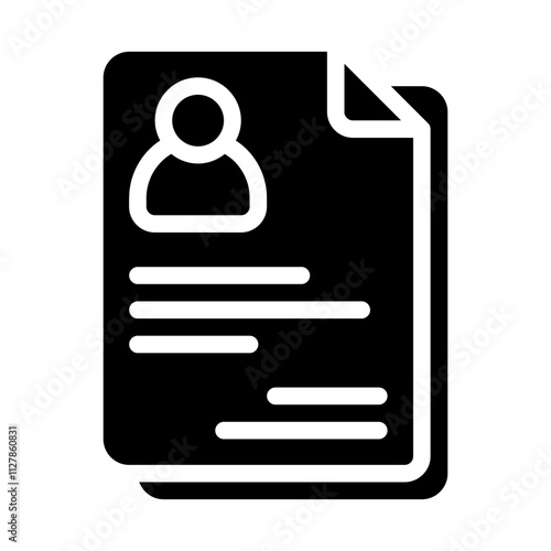 Resume solid icon