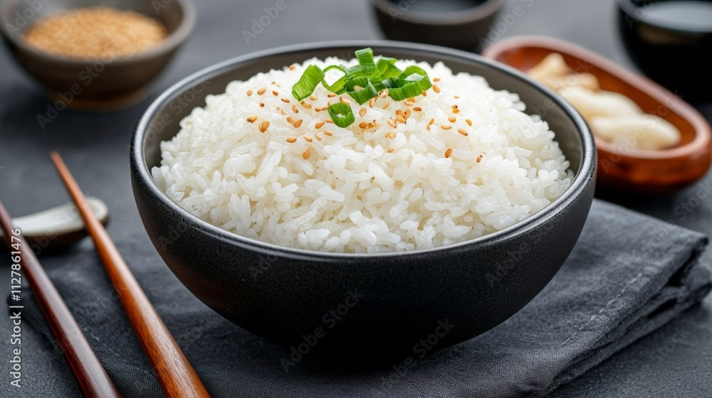 Soft and Fluffy Jasmine Rice in a Bowl Soft and Fluffy Jasmine Rice in a Bowl